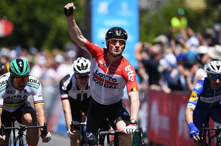 Sagan tretí v šprintérskej koncovke v Lyndochu, víťazom André Greipel